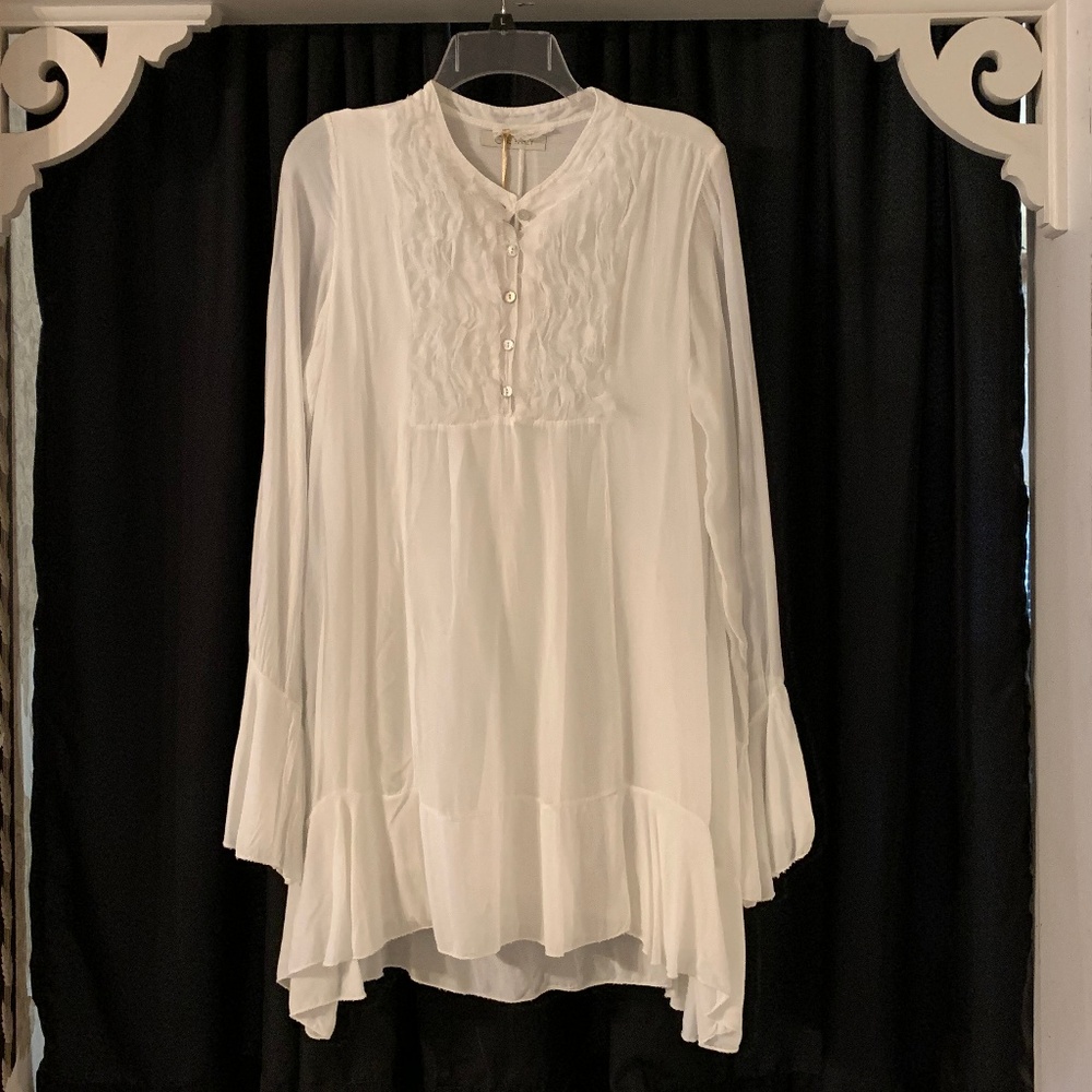 Spazio Donna Sheer Tunic